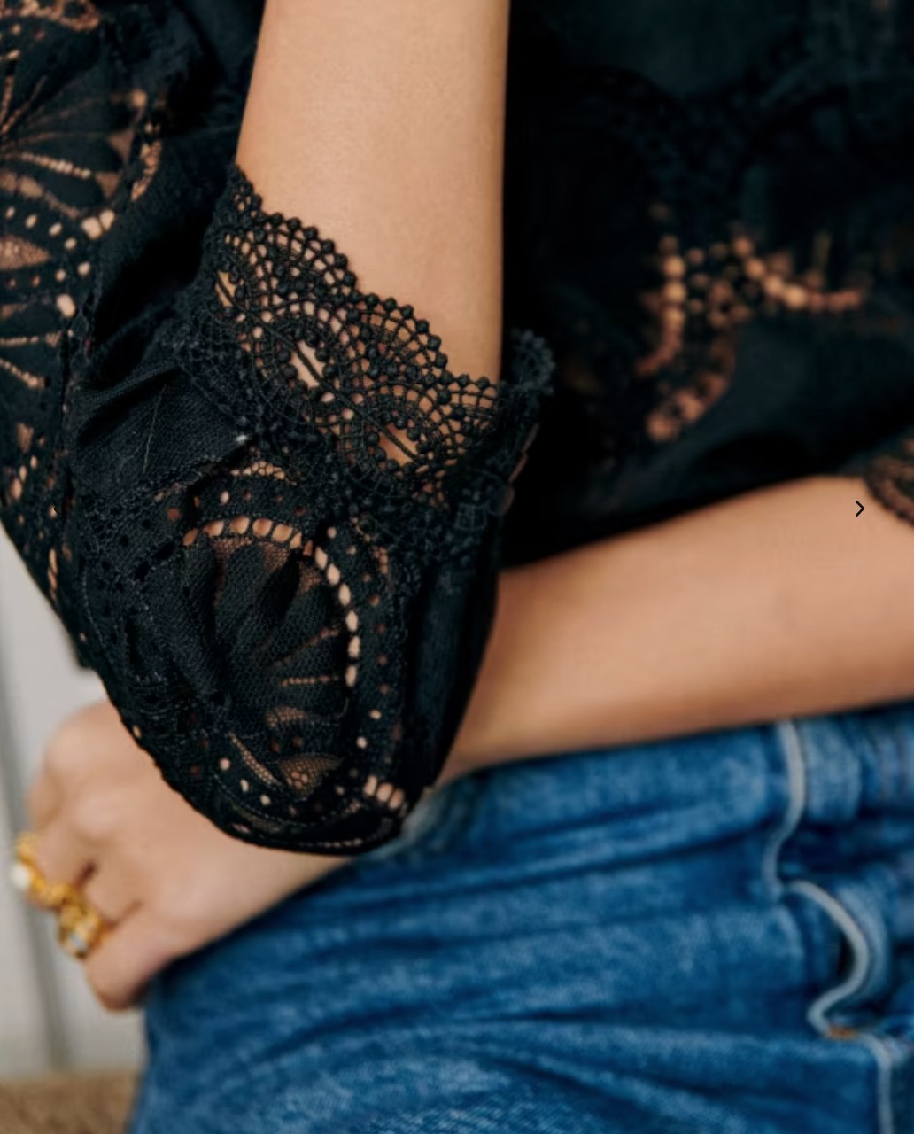 Linked Blouse (SML – Red/Green/Blue)