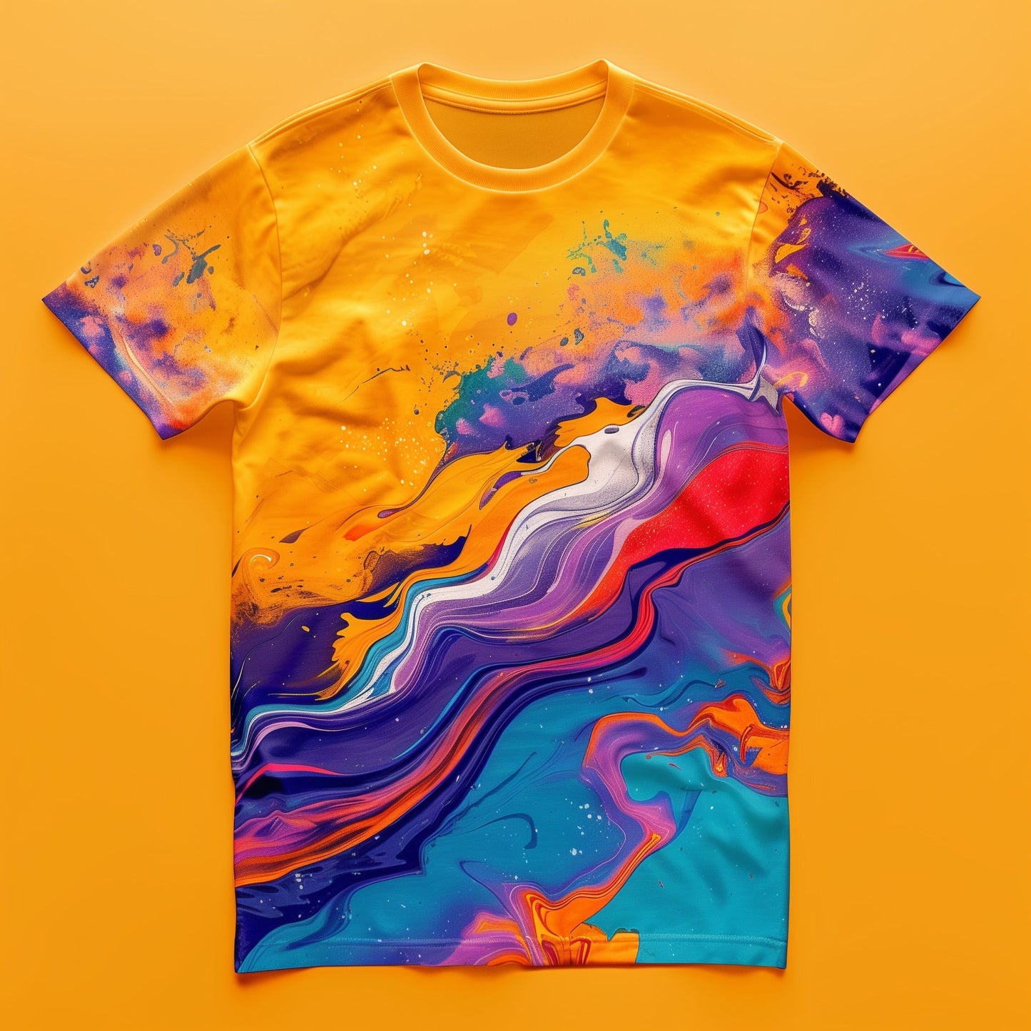 Rainbow abstract T