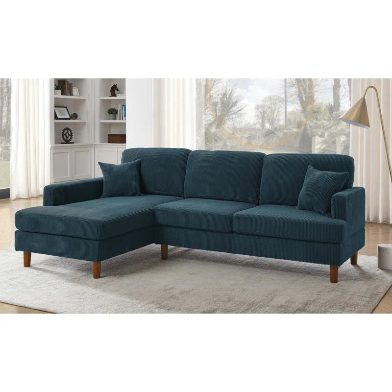 Avva 2 - Piece Corduroy Sectional