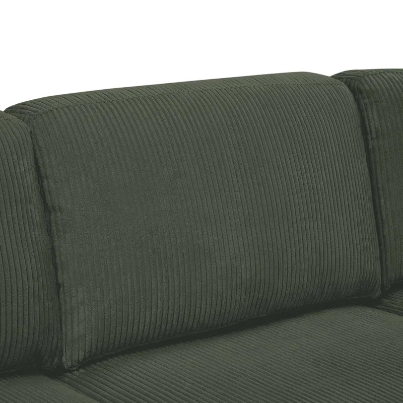 Avva 2 - Piece Corduroy Sectional