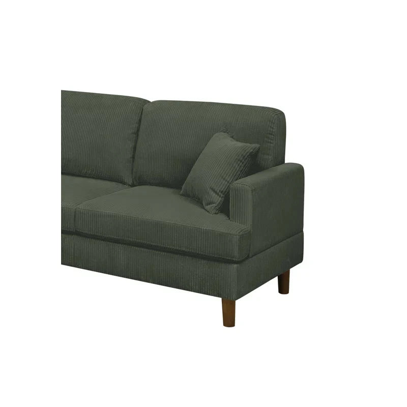 Avva 2 - Piece Corduroy Sectional